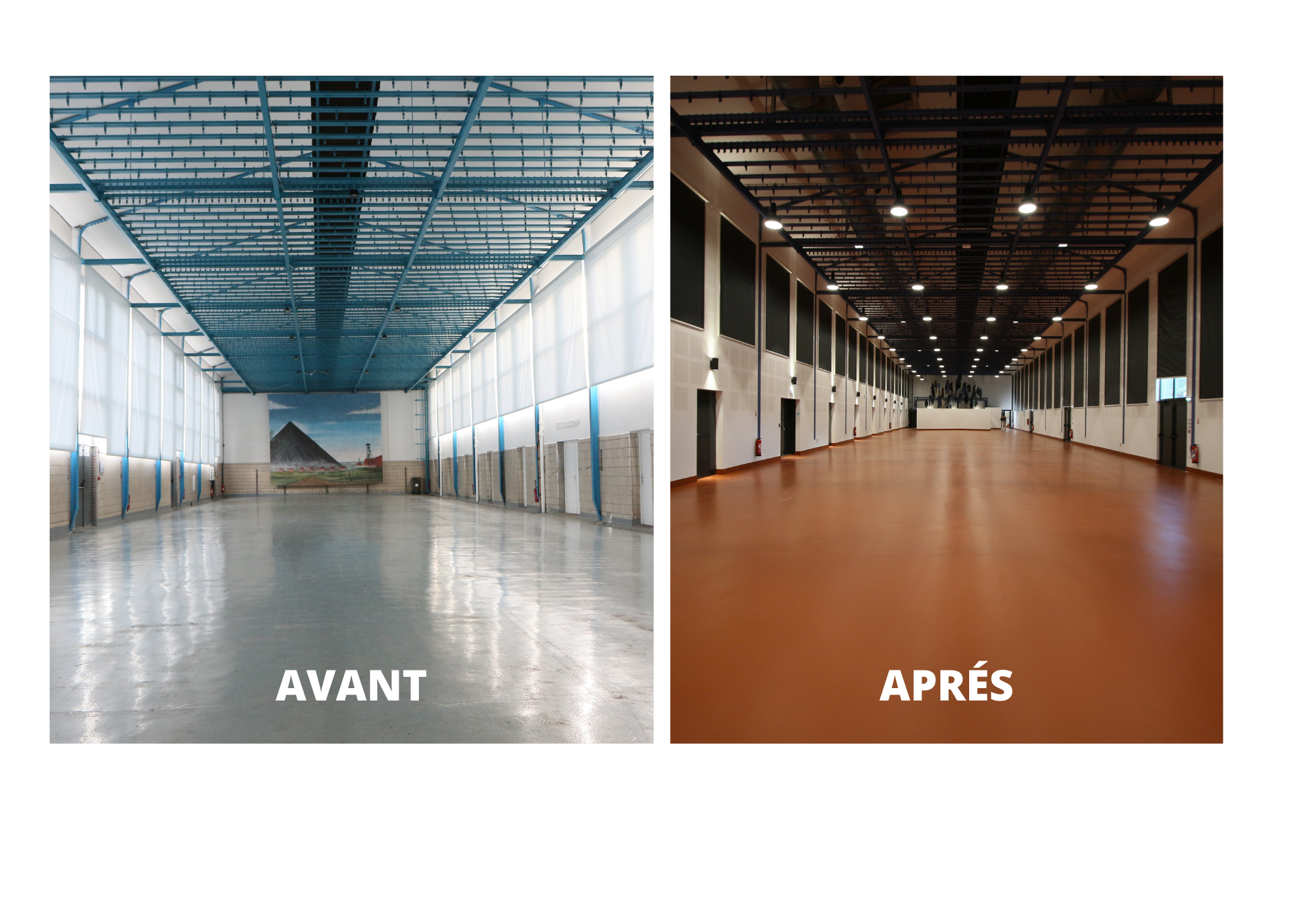 Salle des Pendus avant / après